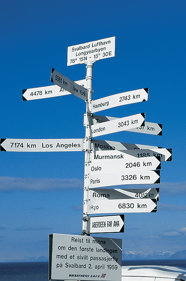 ノルウェー最北端のスピッツベルゲン州の行政中心地であるロングイールビュエン